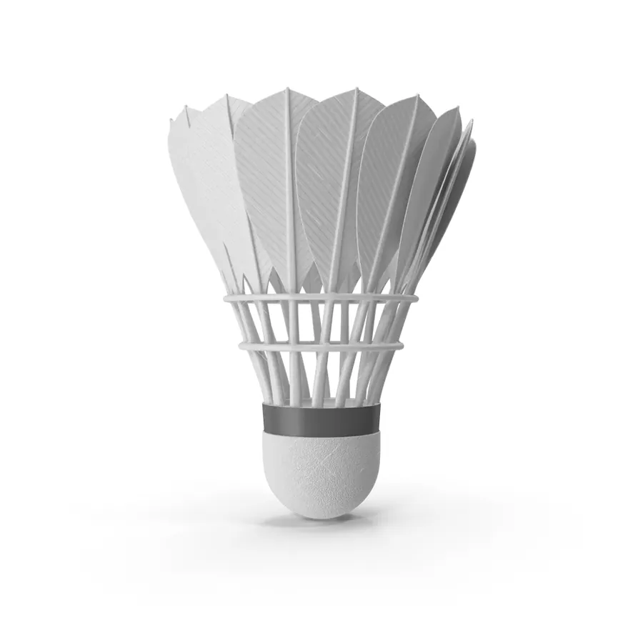 Volants de badminton en plumes
