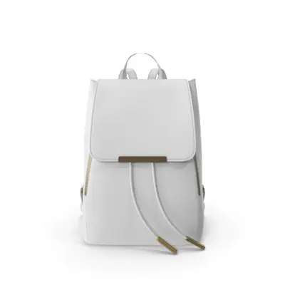 Sac à dos simili-cuir blanc