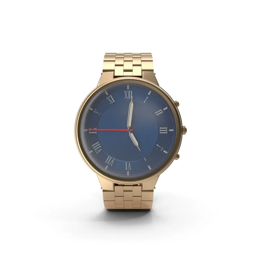 Montre dorée femme