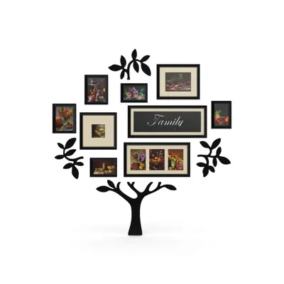 Cadre photo arbre généalogique